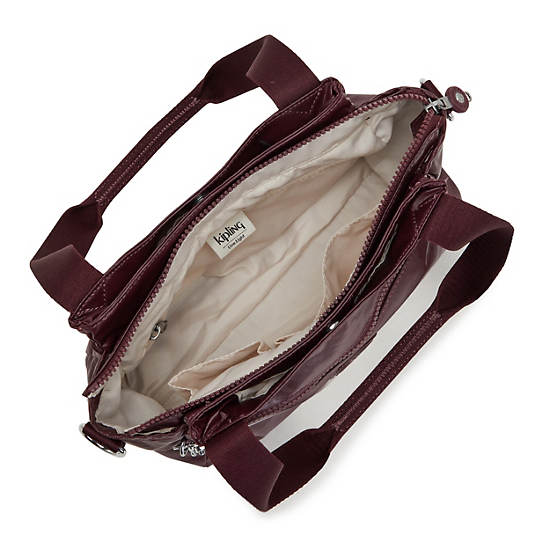 Sacs À Bandoulière Kipling Elysia Metallic Bordeaux | FR 1809OK